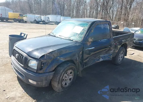 2002 Toyota Tacoma из США, поврежденный, VIN 5TENL42N02Z039509